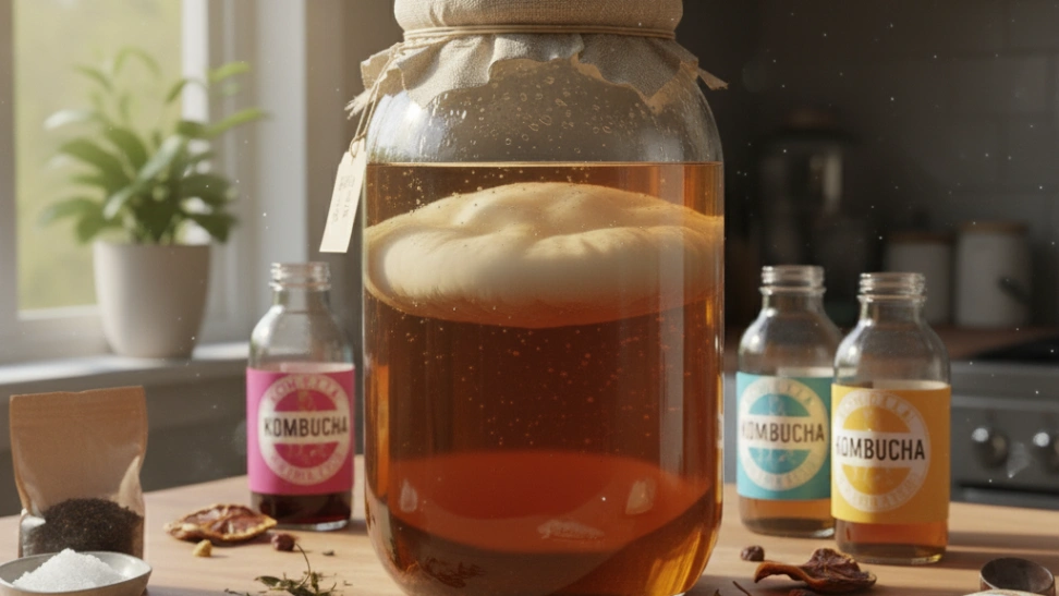 Brewing Kombucha