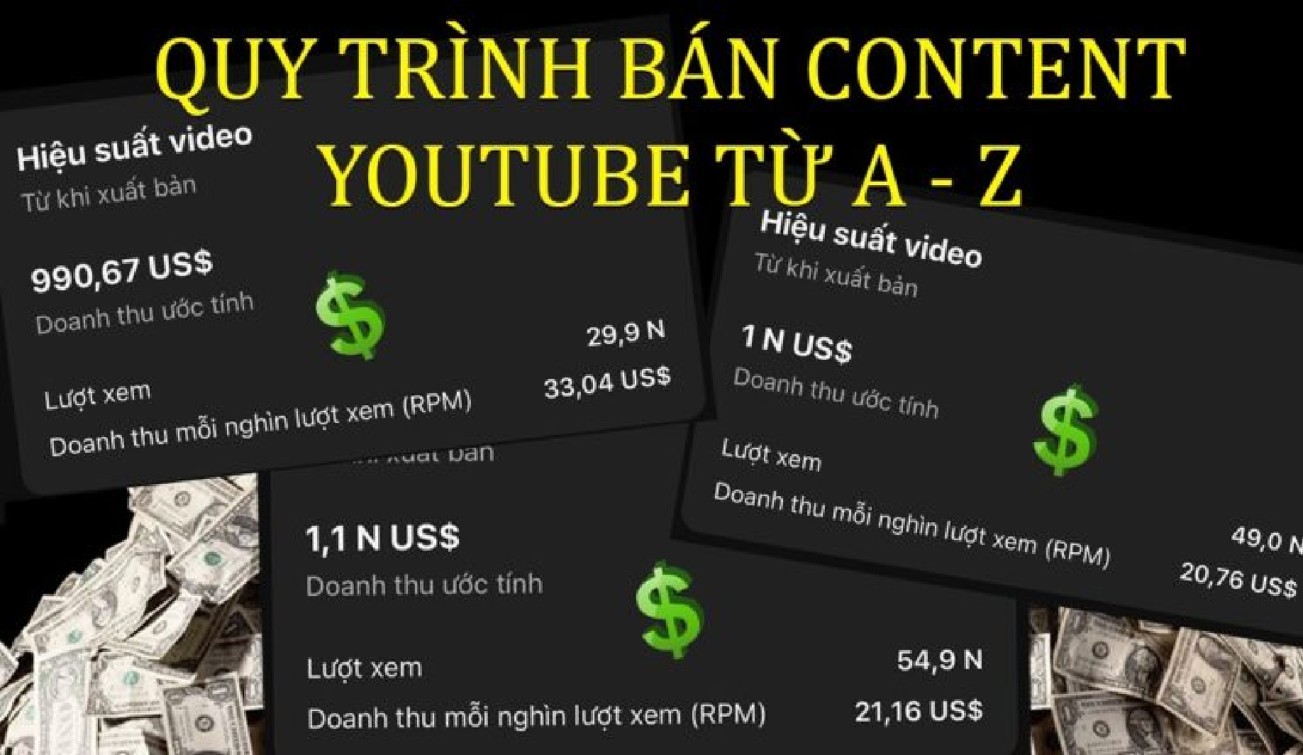 Khóa Học Youtube Global – Làm Youtube View Ngoại Của Vi Đức Chính