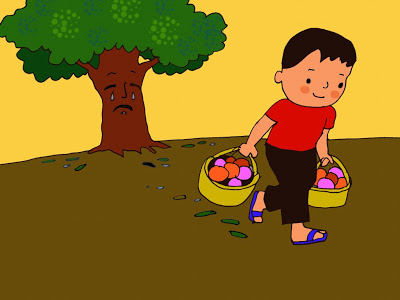 Cậu bé hằng ngày trò chyên với cây táo, cuộc đối thoại khiến triệu người chấn động