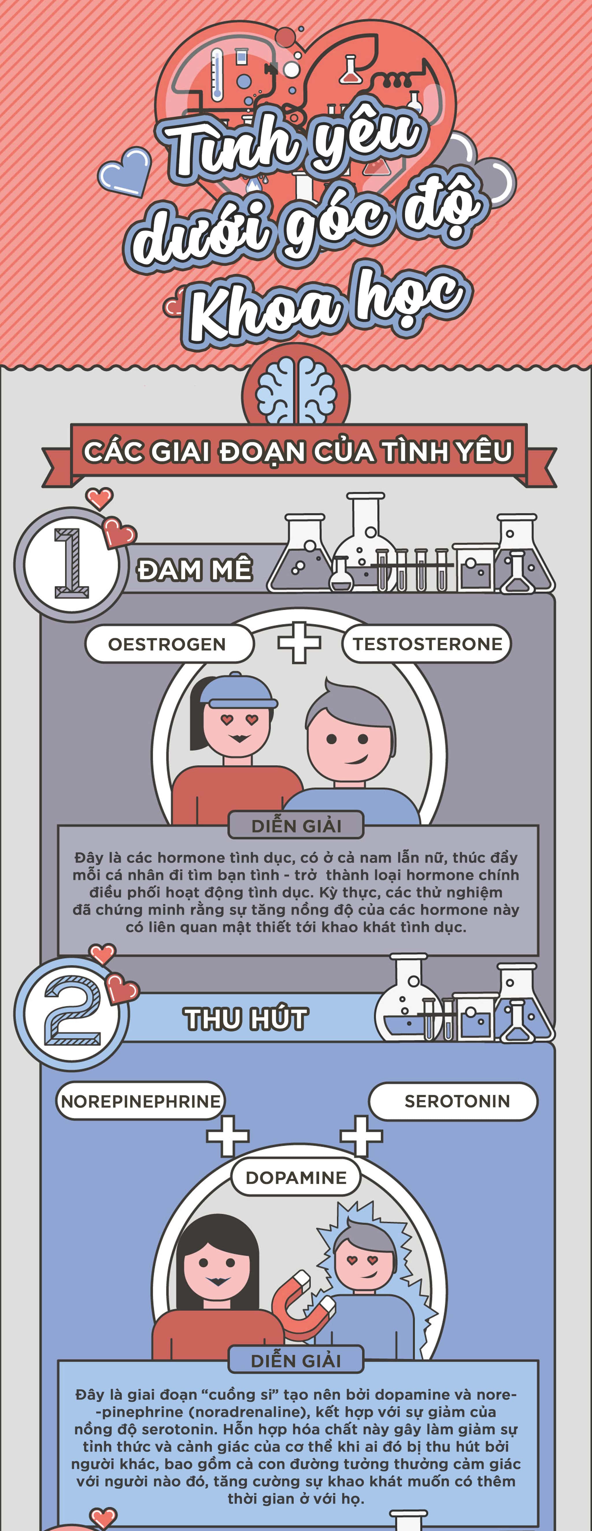 [infographic] tình yêu dưới góc độ khoa học