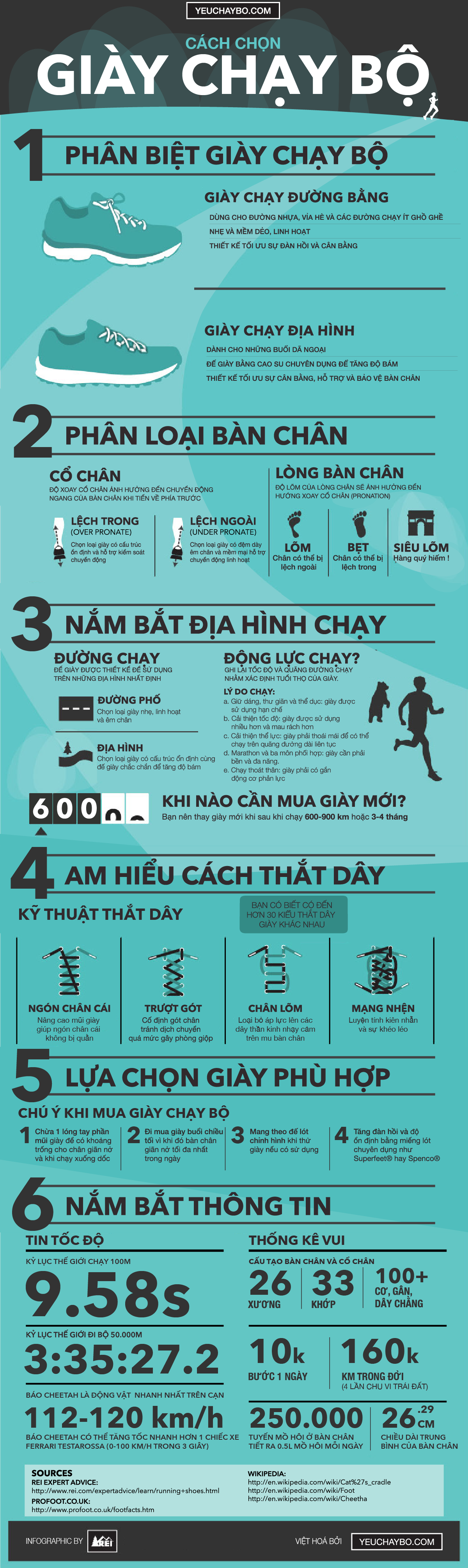 [Infographic] Cách chọn giày chạy bộ
