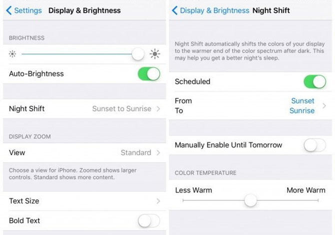 Cách dùng chế độ ban đêm trên Android, iOS và Windows Phone