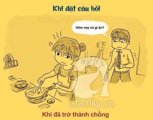 sự khác nhau giữa đàn ông đang yêu và đàn ông có vợ