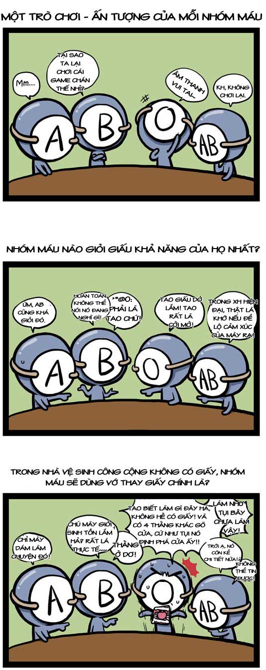 Bí Mật Các Nhóm Máu ^^!!