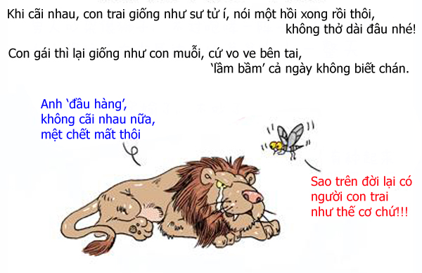 5 lý do chính đáng con trai không nên cãi nhau với con gái