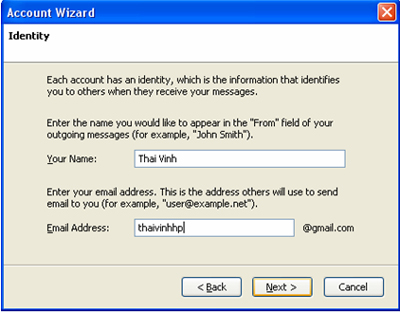 Dùng ThunderBird để gửi nhận thư từ Gmail