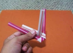 Cách gấp hình trái tim từ ống hút