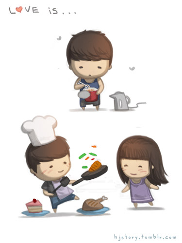 Định nghĩa tình yêu của tớ là ...