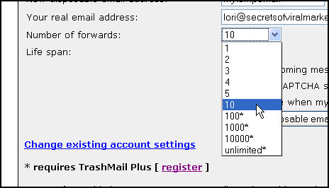 Sử dụng các dịch vụ email tạm thời để tránh nhận email không mong muốn