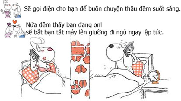 Khoảng cách to đùng giữa thích và yêu