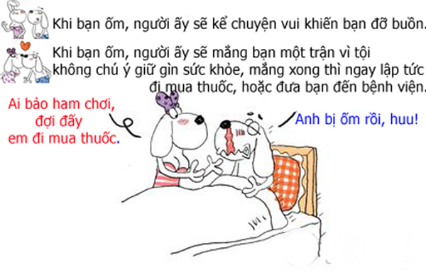 Khoảng cách to đùng giữa thích và yêu