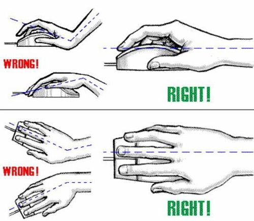 Ngồi máy tính thế nào cho đúng?