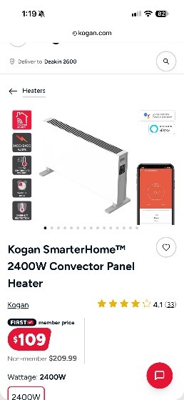 Kogan 2000w 히터