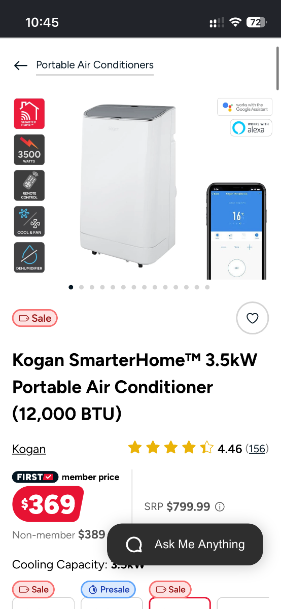 Kogan 에어컨 팔아요!