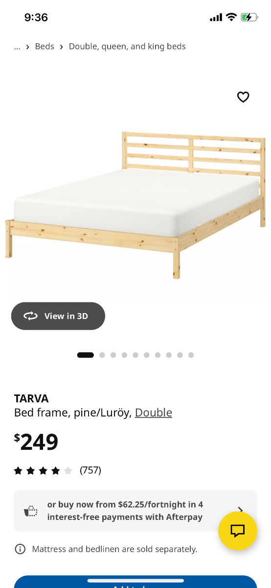 Ikea Queen bed