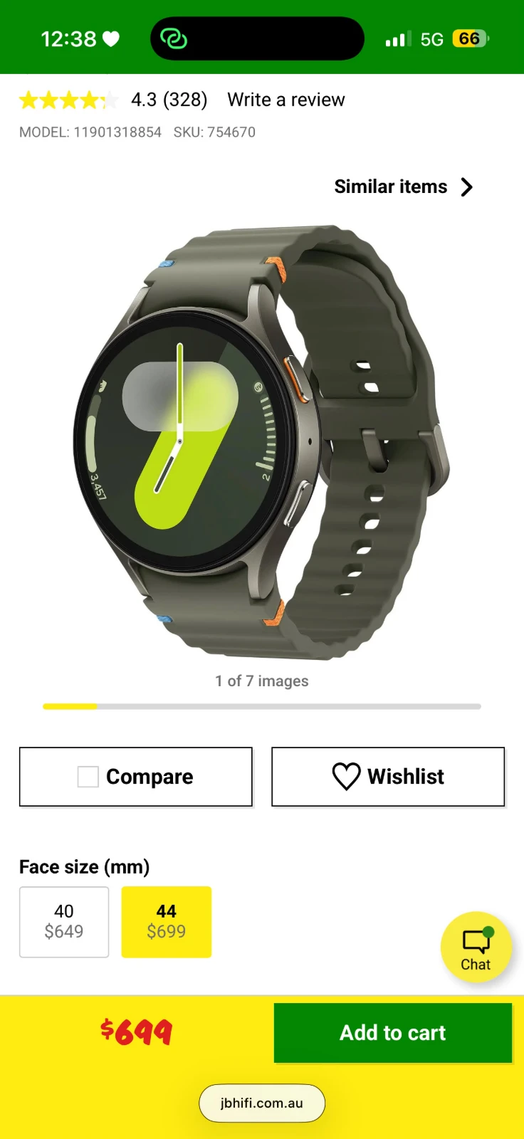 갤럭시 워치 7 미개봉 / Samsung watch 7 Brand new