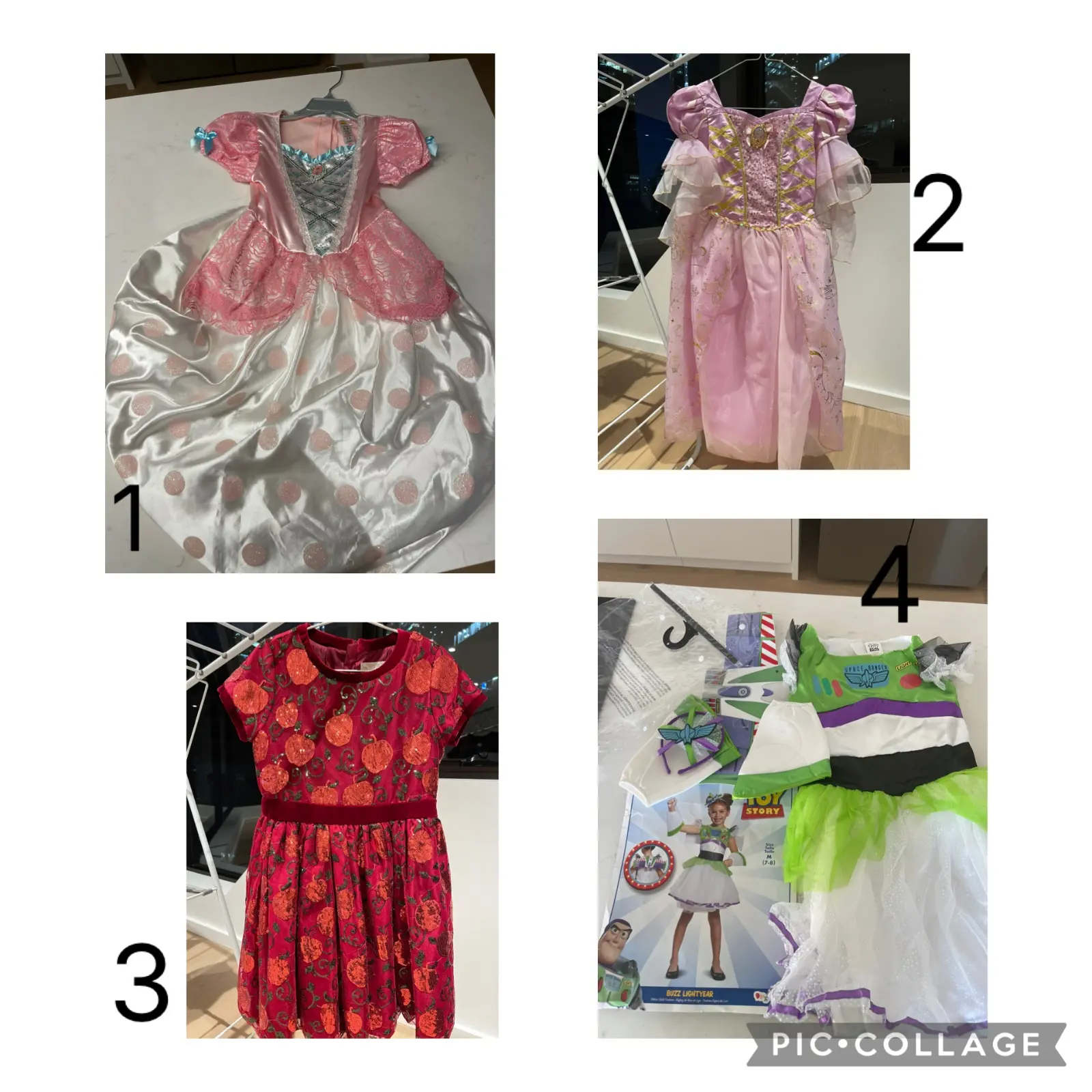 여아 할로윈 코스튬 $15 each