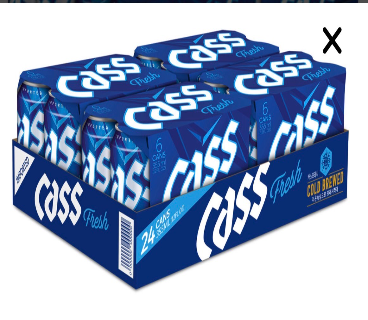 카스,클라우드 캔맥주 박스 단위 팝니다! 배달 가능