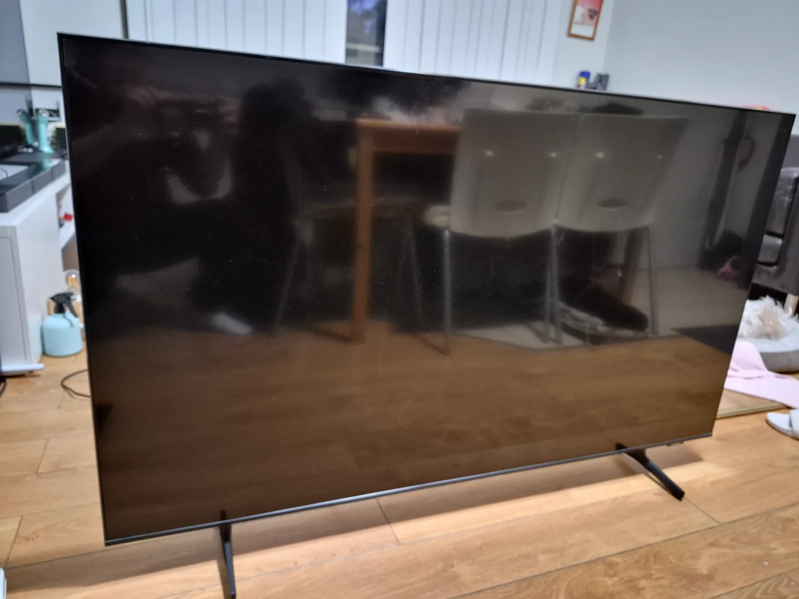 *스크린 고장남* 삼성 TV UA55AU8000WXXY $100!!