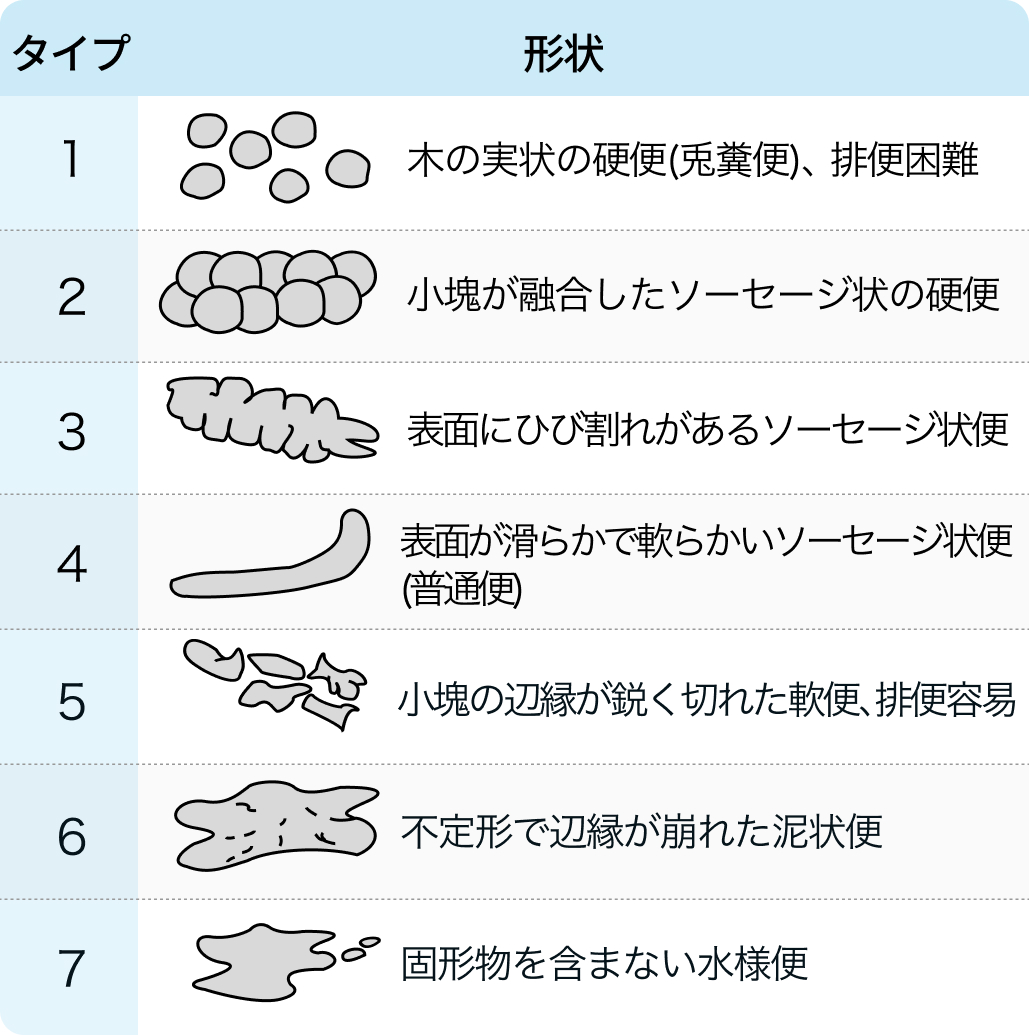 BSFS (ブリストル糞便形状スケール)