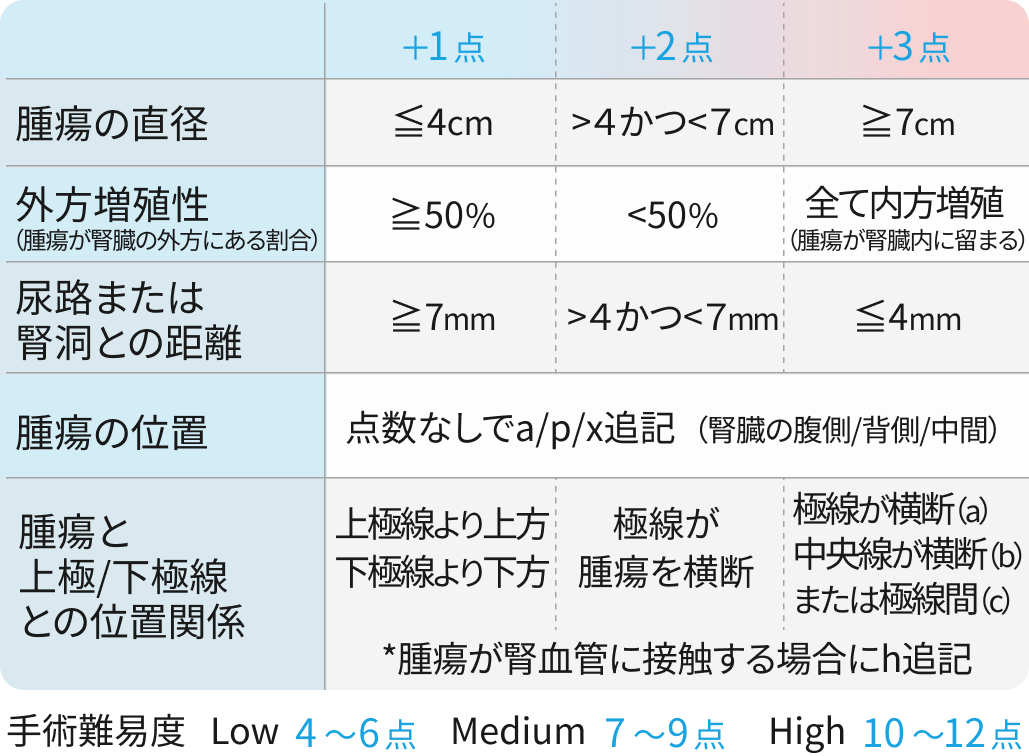 R.E.N.A.L metry score