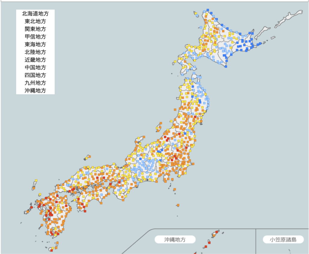 熱中症の暑さ指数WBGT