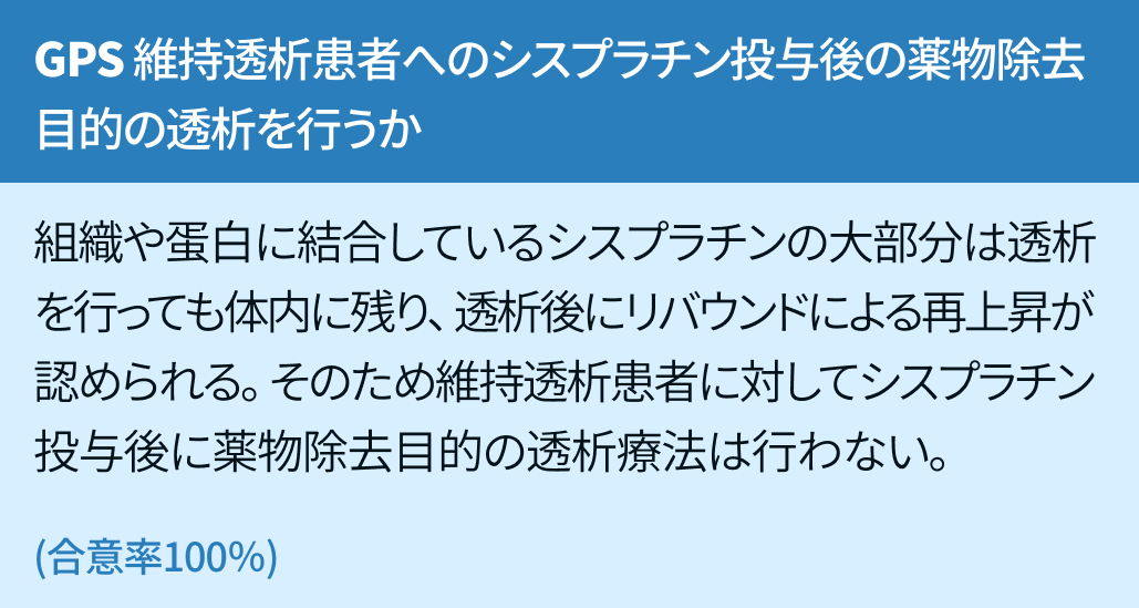 【CQ】腎機能評価法の推奨は？CDDPによる腎障害への対応は？