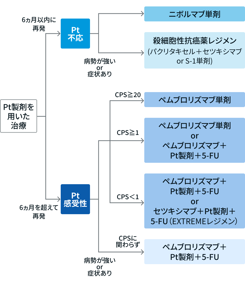 【頭頸部癌】再発･転移例への1次治療は