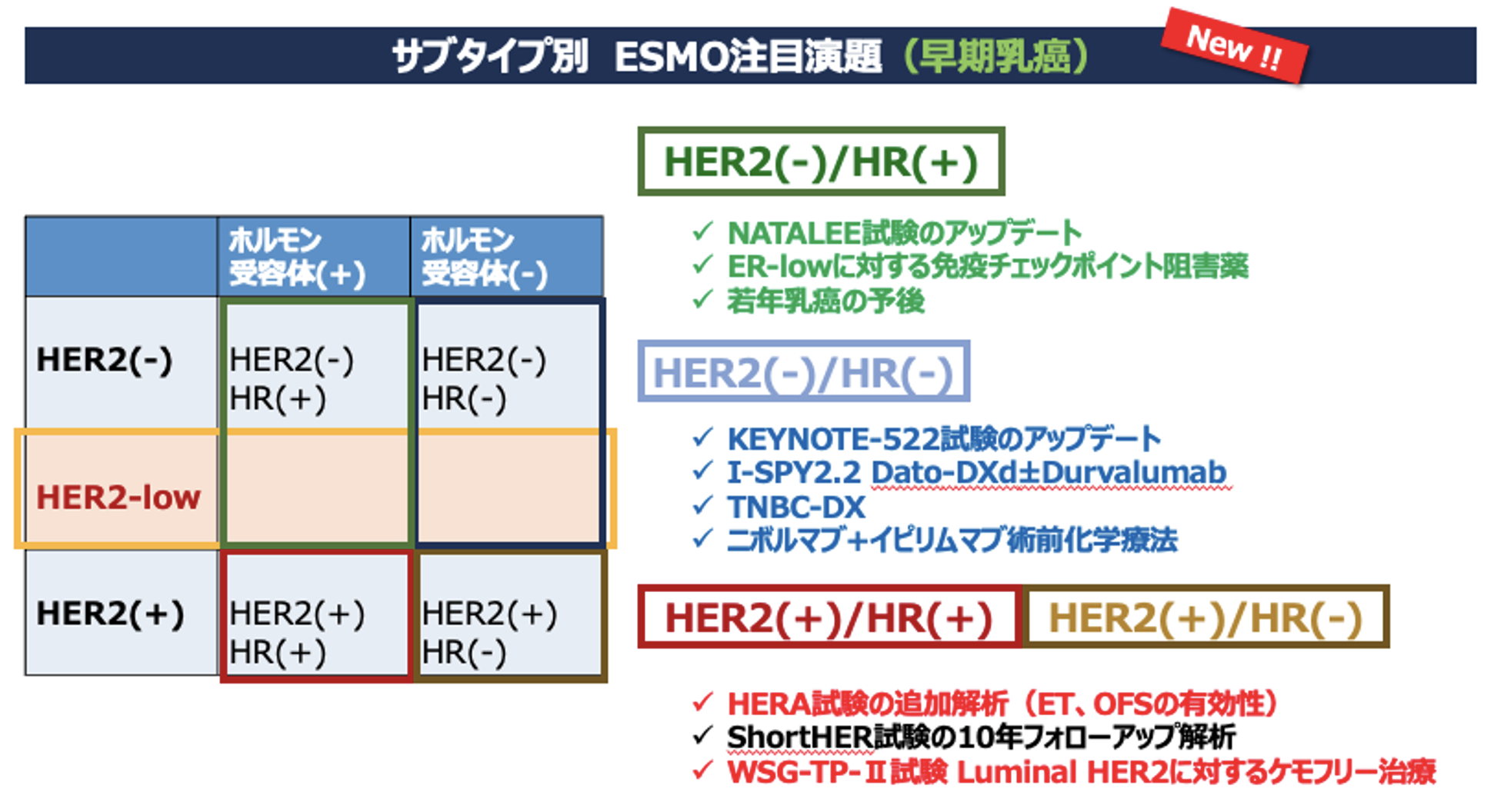 【乳癌】ESMO 2024の注目演題を早期・進行期別に解説