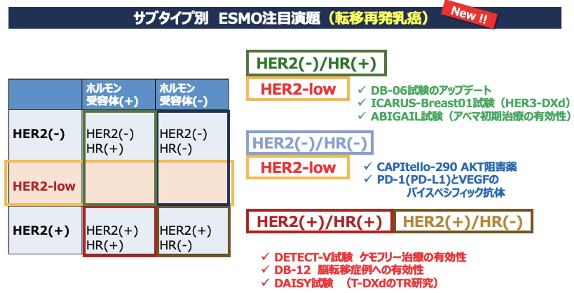 【乳癌】ESMO 2024の注目演題を早期・進行期別に解説