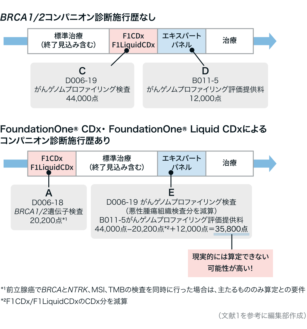 遺伝子パネル検査のコンパニオン診断と