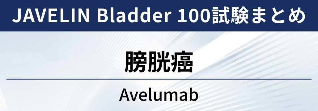 【JAVELIN Bladder 100試験】膀胱癌に対するアベルマブ