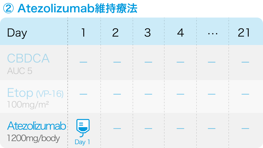 【IMpower133/IMbrella A】ES-SCLCへのアテゾリズマブ追加で5年OS率は12%