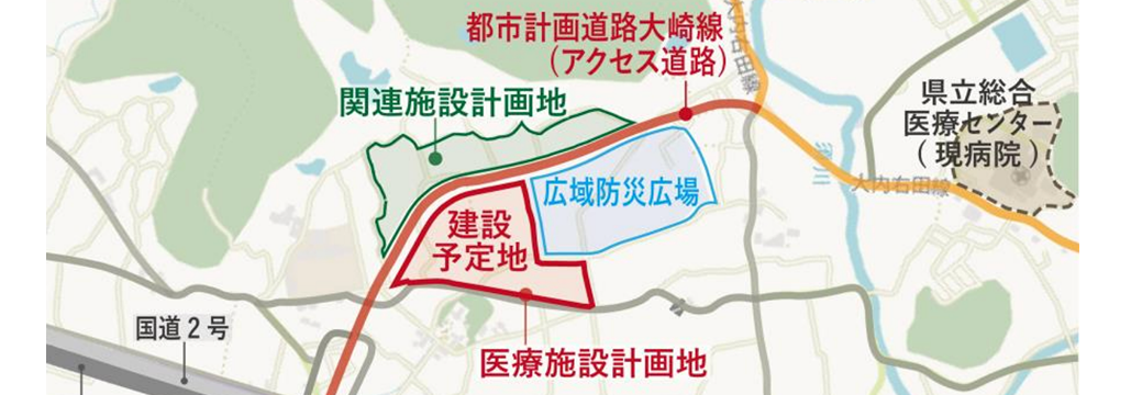 山口県立総合医療センター、 開院を2年延期
