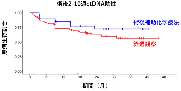 【Ann Oncol】ctDNAが大腸癌肝転移術後の補助療法実施の判断に有用