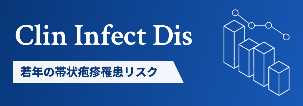 【Clin Infect Dis】30代でも帯状疱疹の罹患率が50代超え､ 6疾患で確認