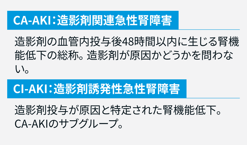 ヨード造影剤のよくある疑問 「腎障害、 メトホルミン、 アレルギーの対応は?」