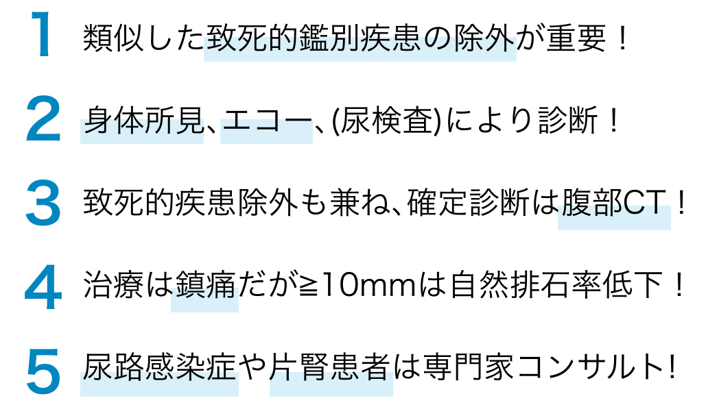 【尿路結石症】診断と治療、 どんな患者で専門的治療が必要?