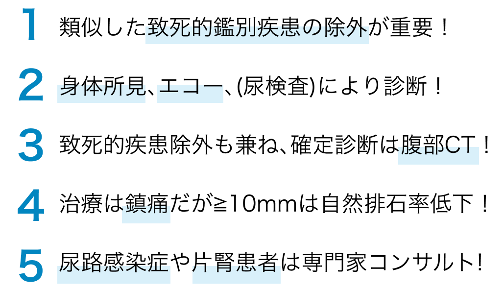 【尿路結石症】診断と治療､ どんな患者で専門的治療が必要？