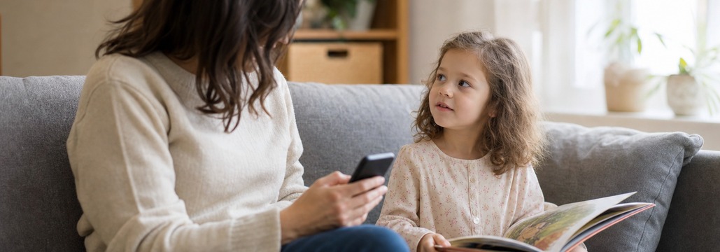 【JAMA Pediatr】養育者のスマホ使用1時間/日増､ 5~7歳児の語彙の伸び低下と関連