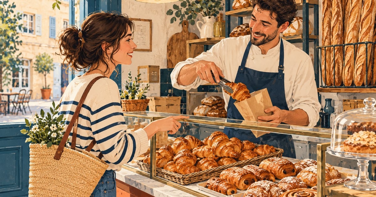 Ilustrație de învățare a limbii franceze.