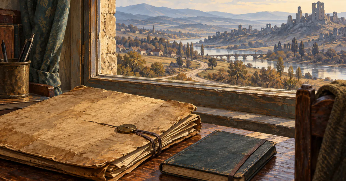 Un drum printr-un peisaj european și documente diplomatice evocă schimbarea etapelor războiului.