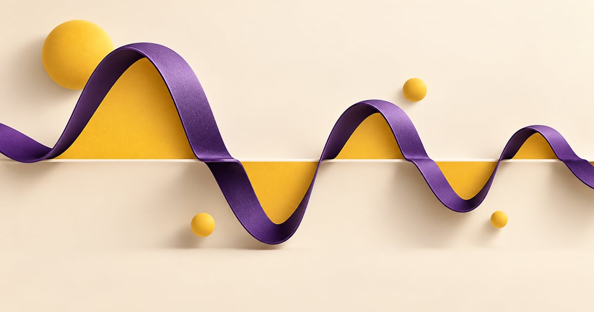 Panglică geometrică și forme colorate, concept despre ariile unui grafic
