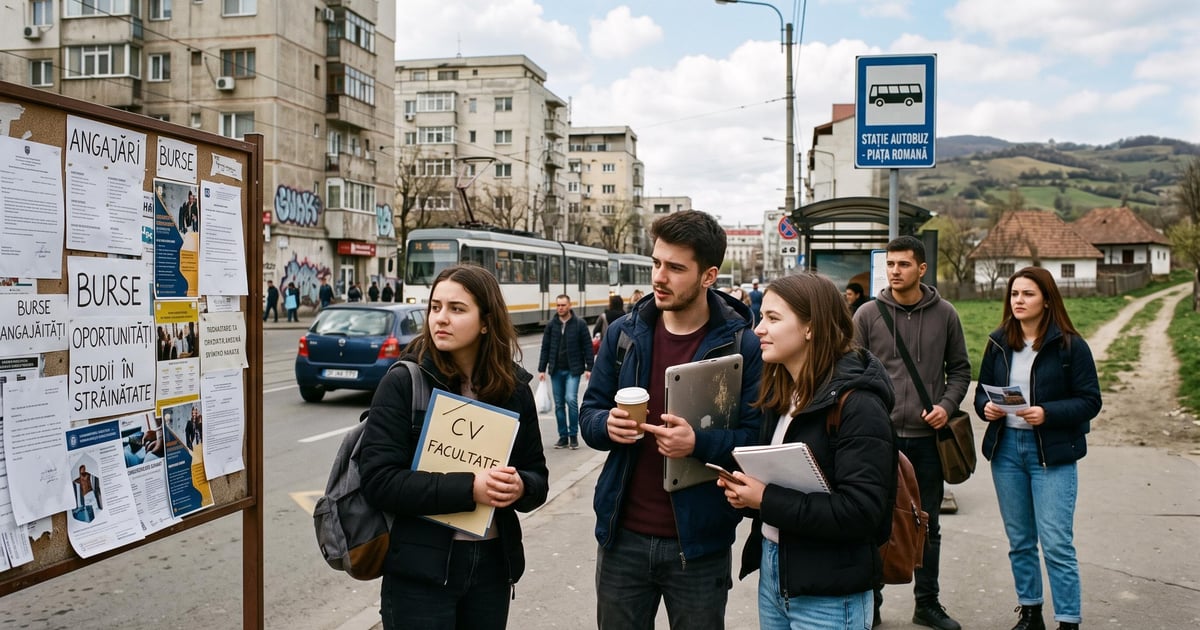 Tineri români în căutarea oportunităților de educație și muncă