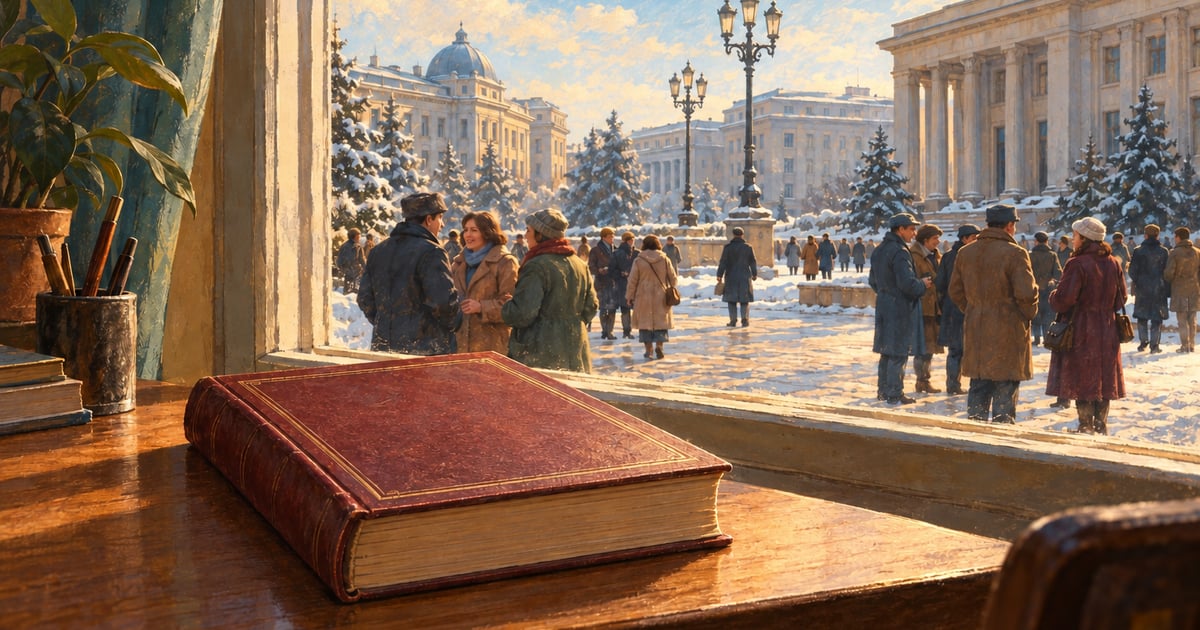 O piață civică de iarnă și un volum constituțional evocă trecerea de la Revoluție la noua ordine politică.