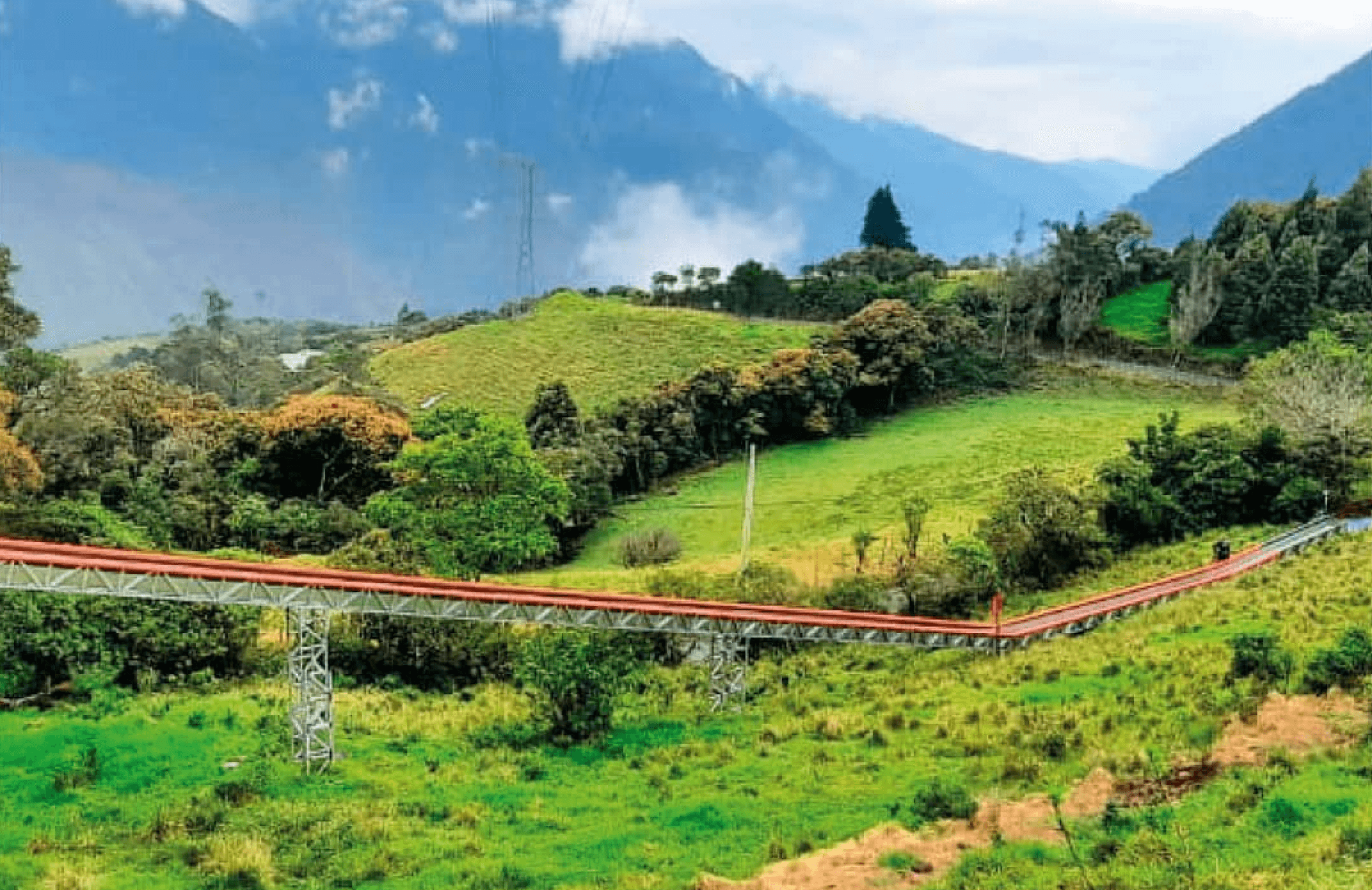 Resbaladera gigante en Pueblos del mundo