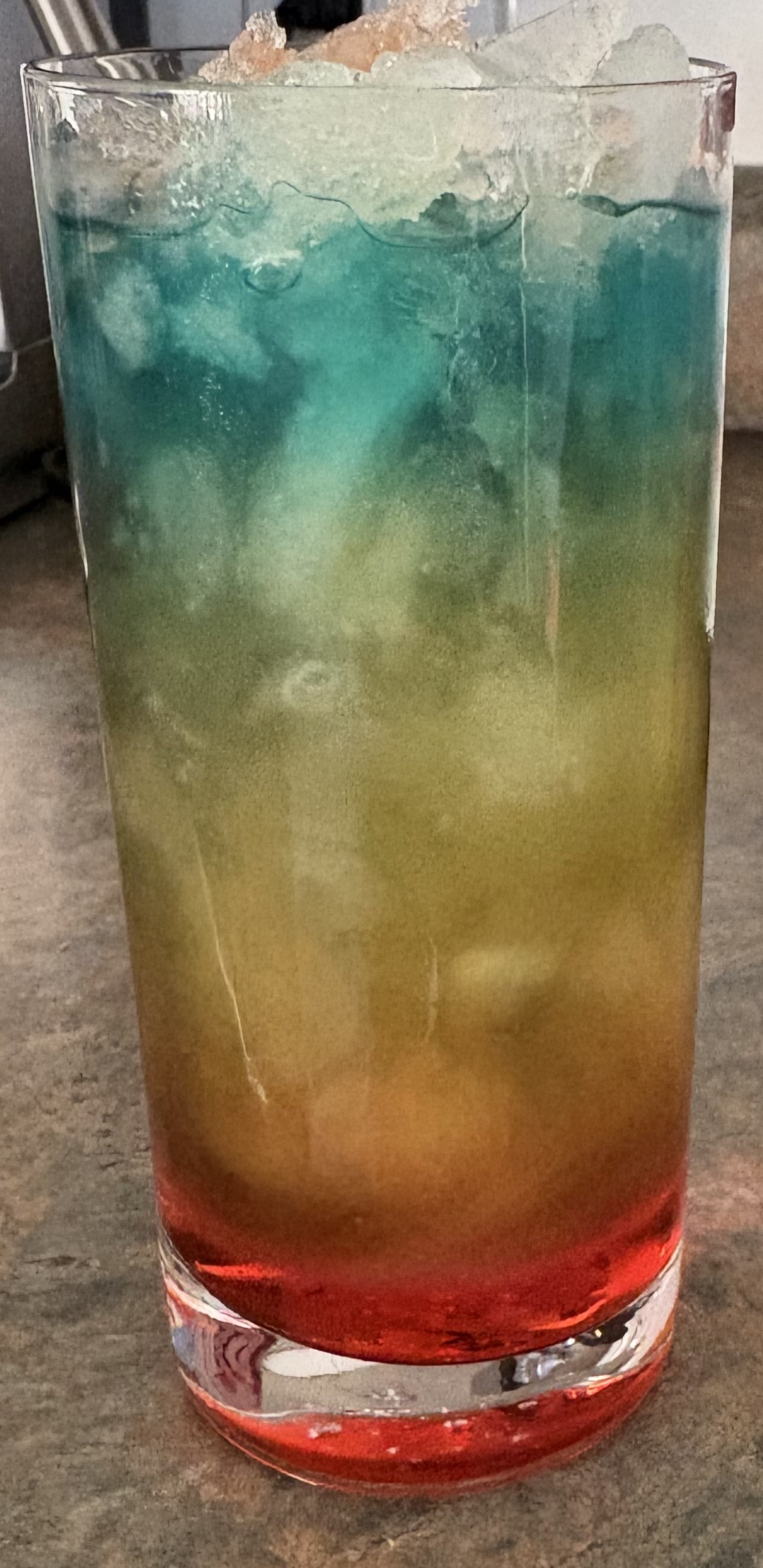 Tropical Neon Eclipse cocktail