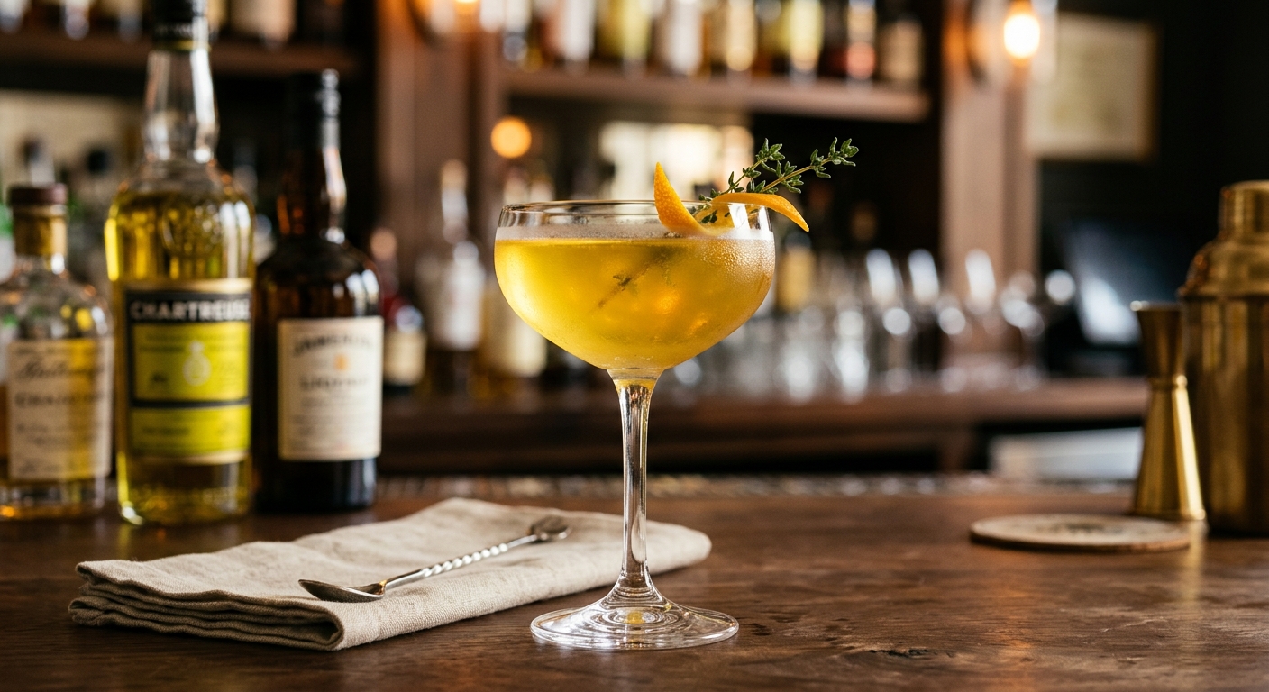 Yellow Parrot cocktail
