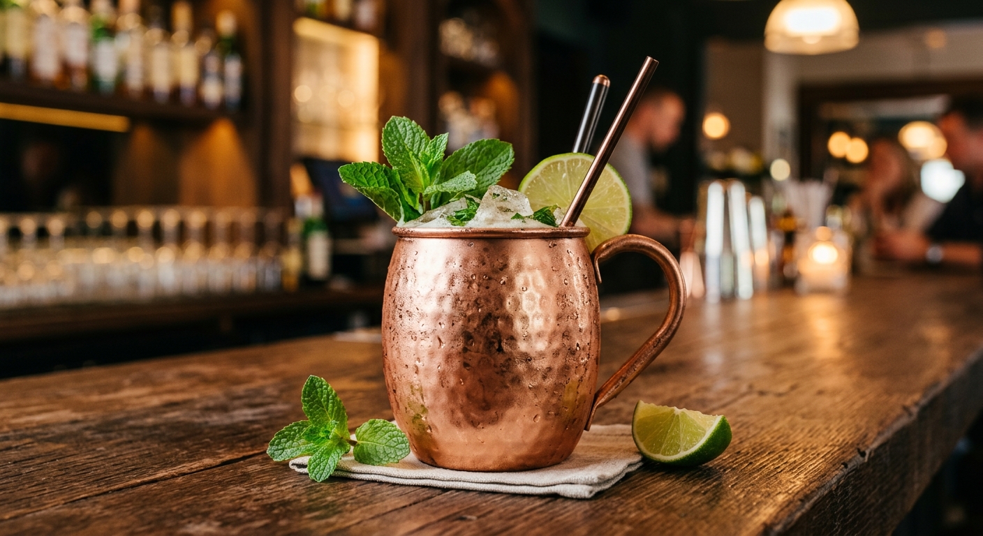 Gin Gin Mule cocktail