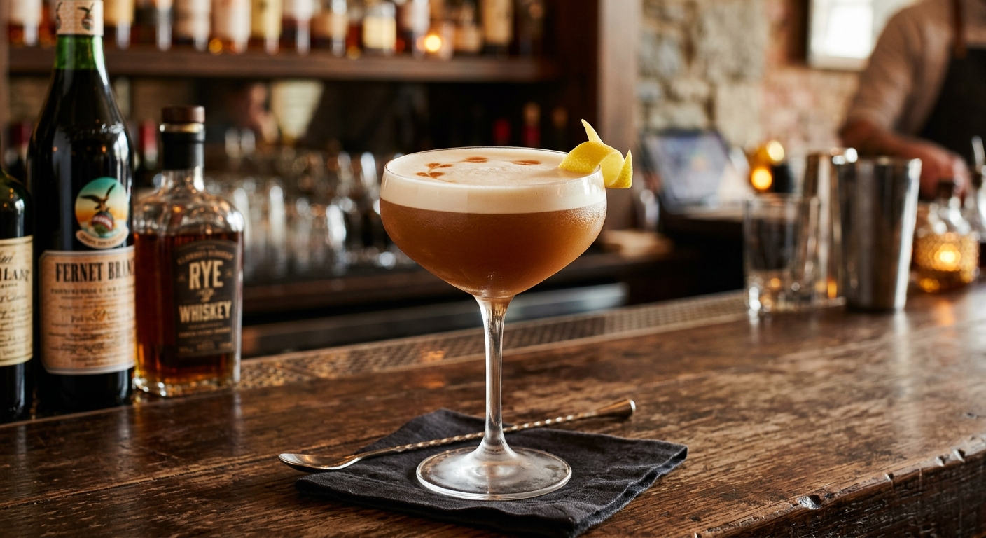 Fernet Sour cocktail